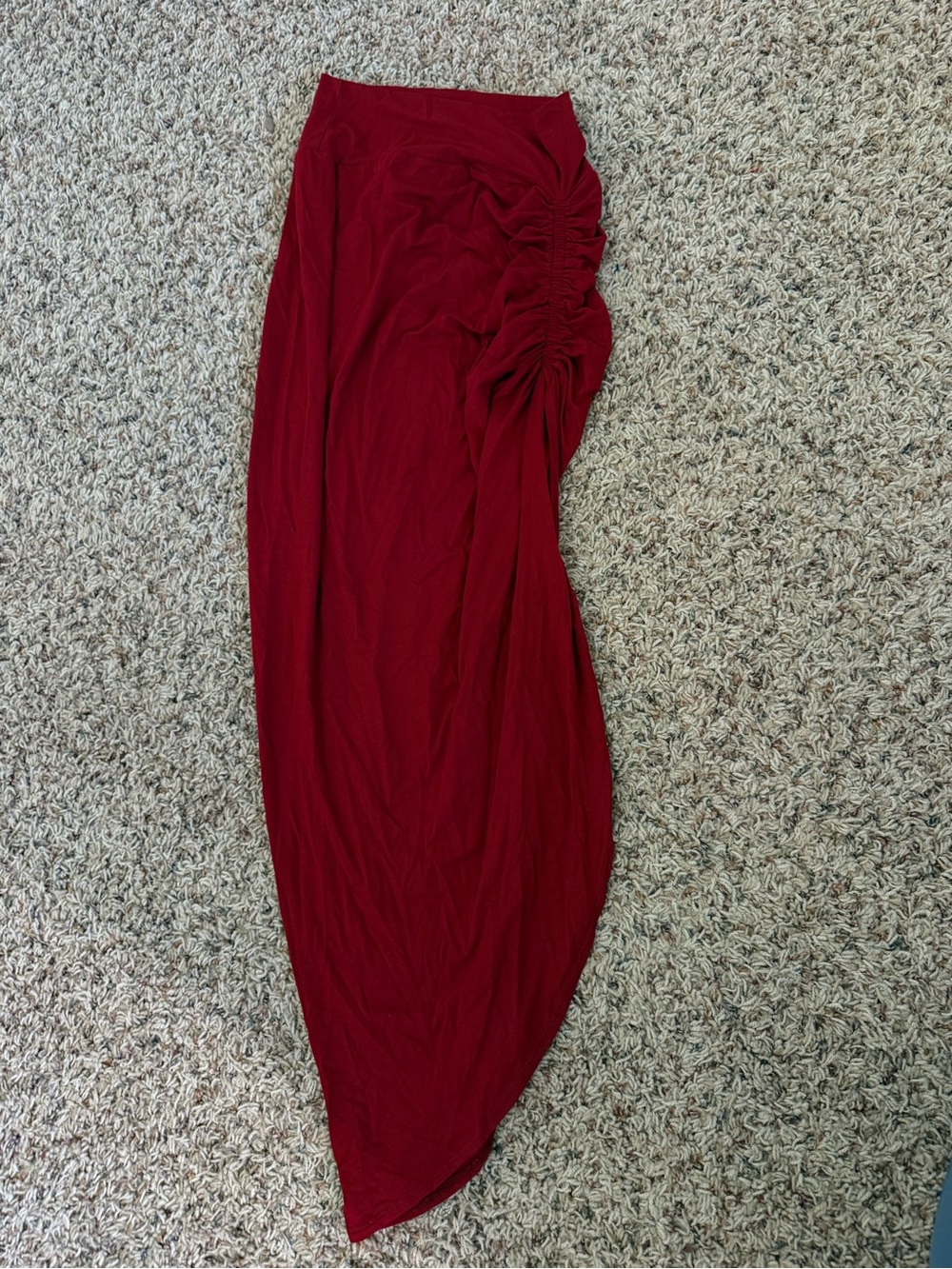 NWT Royal Codes Isis Skirt in Crimson Red, size S
